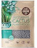 Photo Succulents & Cactus Plant Food - Gentle Long Lasting Formula, Slow Release Fertilizer (Liquid Alternative) for All Potted Succulent, Cacti & Aloe Vera Plants (5 oz), best price $8.97, bestseller 2024