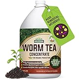 Photo Worm Tea for Gardening Soil, Worm Tea Fertilizer Liquid - Worm Castings, Earthworm Casting Manure Fertilizer - Earthworm Tea Worm Castings - PetraTools Worm Casting Concentrate (1 Gal), best price $37.99 ($0.30 / Fl Oz), bestseller 2024
