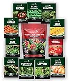 Photo 11 Heirloom Seeds for Planting Vegetables and Fruits, 4800 Survival Seed Vault and Doomsday Prepping Supplies, Gardening Seeds Variety Pack, Vegetable Seeds for Planting Home Garden Non GMO, best price $15.97 ($0.00 / Count), bestseller 2024