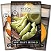 Sow Right Seeds - Cantaloupe Fruit Seed Collection for Planting - Individual Packets Honey Rock, Hales Best and Honeydew Melon, Non-GMO Heirloom Seeds to Plant an Outdoor Home Vegetable Garden… new 2022