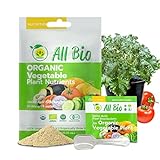 Photo ALL BIO - Organic Plant Food - Vegetable and Edible Greens Nutrients/Biostimulants for Indoor House Plants and Outdoor Plants/Mixed in Water/Foliar Spray. Covers Approx. 1,800 sq.ft (10g), best price $13.99, bestseller 2024