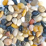 Photo SACKORANGE 2 LB Aquarium Gravel River Rock - Natural Polished Decorative Gravel, Small Decorative Pebbles, Mixed Color Stones,for Aquariums, Landscaping, Vase Fillers (32-Oz), best price $10.99, bestseller 2024