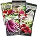 Sow Right Seeds - Radish Seed Collection for Planting - Champion, Watermelon, French Breakfast, China Rose, and Minowase (Diakon) Varieties - Non-GMO Heirloom Seed to Plant a Home Vegetable Garden new 2024