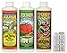 FoxFarm Liquid Nutrient Trio Soil Formula: Big Bloom, Grow Big, Tiger Bloom (Pack of 3-16 oz Bottles) + Twin Canaries Chart new 2023