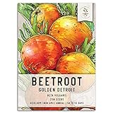 Photo Seed Needs, Golden Detroit Beet (Beta vulgaris) Single Package of 250 Seeds Non-GMO, best price $5.85, bestseller 2024