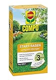 Foto COMPO Start-Rasen Langzeit-Dünger, Für junge Rasenpflanzen und für Rollrasen nach dem Vertikutieren, 3 kg, bester Preis 18,45 € (6,15 € / kg), Bestseller 2024