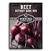 Survival Garden Seeds - Detroit Dark Red Beet Seed for Planting - Packet with Instructions to Plant and Grow Delicious Root Vegetables in Your Home Vegetable Garden - Non-GMO Heirloom Variety new 2023