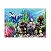 Hintergrund für Aquarium, Dekoration, Poster, Aufkleber, PVC, selbstklebend, Unterwasserwelt, 122 x 50 cm neu 2024