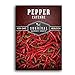 Survival Garden Seeds - Red Cayenne Pepper Seed for Planting - Packet with Instructions to Plant and Grow Hot Chili Peppers in Your Home Vegetable Garden - Non-GMO Heirloom Variety - Single Pack new 2024