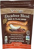 Photo Spectrum Essentials Chia & Flax Seed, Decadent Blend with Coconut & Cocoa, 12 Oz, best price $8.49 ($0.71 / Ounce), bestseller 2024
