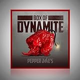 Photo Pepper Joe’s Box of Dynamite Super-Hot Pepper Seeds ­­­­­– Exclusive Hot Chili Seed Variety Pack ­– 50+ Seeds – 5 Rare Seed Types – Reaper, Wartyx, BTR Scorpion, Ghost, Naga Viper Seeds – USA Grown, best price $32.13 ($0.64 / Count), bestseller 2024