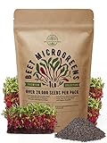 Photo Beet Sprouting & Microgreens Seeds - Non-GMO, Heirloom Sprout Seeds Kit in Bulk 1lb Resealable Bag for Planting & Growing Microgreens in Soil, Coconut Coir, Garden, Aerogarden & Hydroponic System., best price $23.99, bestseller 2024