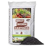 Photo BRUT WORM FARMS Worm Castings Soil Builder - 30 Pounds - Organic Fertilizer - Natural Enricher for Healthy Houseplants, Flowers, and Vegetables - Use Indoors or Outdoors - Non-Toxic and Odor Free, best price $33.90, bestseller 2024