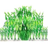 Photo MyLifeUNIT Artificial Aquarium Plants, 13 Pack Plastic Seaweed Water Plants for Fish Tanks (Green), best price $14.99, bestseller 2024
