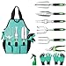 Glaric Gardening Tool Set 10 Pcs, Aluminum Garden Hand Tools Set Heavy Duty with Garden Gloves ,Trowel and Organizer Tote Bag ,Planting Tools ,Gardening Gifts for Women Men new 2024
