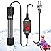 Aquarium Heater Small Fish Tank Heater Submersible 25W 50W 100W, Precise Temperature Control with Intelligent Memory Function, External LED Digital Temp Controller Suitable for Betta Fish Turtle new 2024