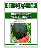 Photo Sugar Baby Watermelon Seeds - 50 Seeds Non-GMO, best price $1.79, bestseller 2024