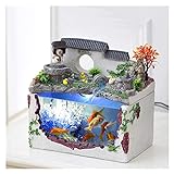 Photo Fish Bowl Tabletop Aquarium and Desktop Fountain Indoor Waterfall Decoration Fountain Home Feng Shui Good Luck Decoration Decoration Chinese Garden Design Tableto, meilleur prix 938,06 €, best-seller 2024