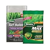 Photo Scotts Turf Builder Southern Triple Action and Scotts Green Max Lawn Food Bundle for Large Southern Lawns, best price $105.07, bestseller 2024