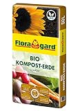 Foto Floragard Bio Kompost-Erde 50 Liter – Pflanzerde für Blumen, Gemüse und Gehölze – mit Bio-Dünger - Gartenerde, bester Preis 14,98 € (0,30 € / Liter), Bestseller 2024