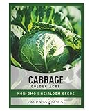 Photo Cabbage Seeds for Planting - Golden Acre Green Heirloom, Non-GMO Vegetable Variety- 1 Gram Approx 225 Seeds Great for Summer, Spring, Fall, and Winter Gardens by Gardeners Basics, best price $4.95, bestseller 2024