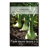 Photo Sow Right Seeds - Yellow Spanish Onion Seed for Planting - Non-GMO Heirloom Packet with Instructions to Plant a Home Vegetable Garden, best price $4.99, bestseller 2024