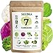 Seedra 7 Cabbage Seeds Variety Pack - 2245+ Non GMO, Heirloom Seeds for Indoor Outdoor Hydroponic Home Garden - Golden & Red Acre, Cauliflower, Brussel Sprouts, Broccoli & More new 2024
