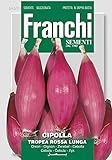 Foto Franchi Sementi DBO43-25 Zwiebel Tropea Rossa Lunga (Zwiebelsamen), bester Preis 4,52 €, Bestseller 2024