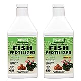 Photo Harris Organic Plant Food and Plant Fertilizer, Hydrolyzed Liquid Fish Fertilizer Emulsion Great for Tomatoes and Vegetables, 3-3-0.3, 32oz (32oz (Quart) 2-Pack), best price $24.99, bestseller 2024