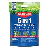 Photo BioAdvanced 704865U 5 in 1 Weed and Feed Lawn Fertilizer and Crabgrass Killer, 10000 Square Feet, Granules, best price $50.80, bestseller 2024