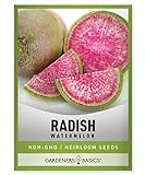 Photo Watermelon Radish Seeds for Planting - Heirloom, Non-GMO Vegetable Seed - 2 Grams of Seeds Great for Outdoor Spring, Winter and Fall Gardening by Gardeners Basics, best price $4.95, bestseller 2024