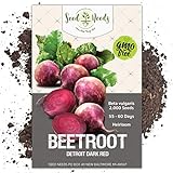Photo Seed Needs, Detroit Dark Red Beet (Beta vulgaris) Bulk Package of 2,000 Seeds Non-GMO, best price $7.49, bestseller 2024