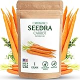 Photo SEEDRA Imperator Carrot Seeds for Indoor and Outdoor Planting - Non GMO and Heirloom Seeds - 900+ Seeds - Sweet Variety of Carrots for Home Vegetable Garden, best price $6.00, bestseller 2024