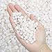 2.7 lb Natural Polished Decorative White Pebbles - Small Stones 3/8