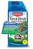 Photo BioAdvanced 701810A Systemic Plant Fertilizer and Insecticide with Imidacloprid 12 Month Tree & Shrub Protect & Feed, 32 oz, Concentrate, best price $19.97, bestseller 2024