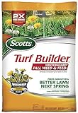 Photo Scotts Turf Builder WinterGuard Fall Weed & Feed 3: Covers up to 5,000 sq. ft., Fertilizer, 14 lbs., Not Available in FL, best price $21.99, bestseller 2024