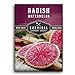 Survival Garden Seeds - Watermelon Radish Seed for Planting - Packet with Instructions to Plant and Grow Unique Asian Vegetables in Your Home Vegetable Garden - Non-GMO Heirloom Variety new 2024