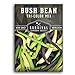Survival Garden Seeds - Tri-Color Bean Seed for Planting - Packet with Instructions to Plant and Grow Yellow, Purple, and Green Bush Beans in Your Home Vegetable Garden - Non-GMO Heirloom Variety new 2024