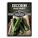 Survival Garden Seeds - Black Beauty Zucchini Seed for Planting - Pack with Instructions to Plant and Grow Dark Green Zucchini in Your Home Vegetable Garden - Non-GMO Heirloom Variety - 1 Pack new 2024
