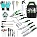 Heavy Duty Garden Tool Set with Soft Rubberized Non-Slip Gardening Tools, 20 PCS Gardening Tools Set Succulent Tools Set Stainless Steel Garden kit Tools for Men Women new 2024