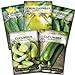 Sow Right Seeds - Cucumber Seed Collection for Planting - Armenian, Pickling, Lemon, Beit Alpha, Marketmore Variety Pack, Non-GMO Heirloom Seeds to Grow a Home Vegetable Garden, Great Gardening Gift new 2024