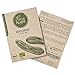 BIO Zucchini Samen, 10 Zucchinisamen, hohe Keimrate, 100% Natürlich von Little Plants, BIO Samen Zucchini Courgette für deinen Gemüsegarten, Gemüsebeet, Hochbeet - BIO Saatgut Nachhaltig Verpackt neu 2024
