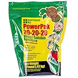 Photo Southern Ag PowerPak 20-20-20 Water Soluble Fertilizer with micronutrients (1 LB), best price $10.00, bestseller 2024