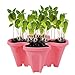 Asalinao Gemüse Melone Obst Stapelbare Art Kreative Kunststoff Vertikale Stereoskopische Gartenarbeit Indoor Outdoor Pflanzen Blumentopf (Rosa) neu 2023