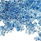 Photo KISEER Clear Aquarium Glass Stone Bulk 1 LB Sea Glass Beads Gems Marbles Pebbles Gravel Rock for Aquarium, Fish Tank, Garden, Vase Fillers, Succulent Plants Decor (Sea Blue), best price $11.49, bestseller 2024