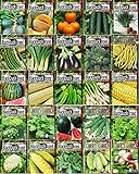Photo Set of 25 Premium Vegetable & Herb Seeds - 25 Deluxe Variety Premium Vegetable & Herb Garden 100% Non-GMO Heirloom, best price $12.99 ($0.52 / Count), bestseller 2024