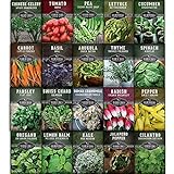 Photo Survival Garden Seeds Apartment Kit Seed Vault - Non-GMO Heirloom Survival Garden Seeds for The Urban Homestead - Container Friendly Vegetables for Growing on Your Patio, Porch, or Any Small Space, best price $24.99, bestseller 2024