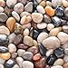 5.7lb River Rock Stones Pebbles - Natural Decorative Polished Mixed Pebbles Gravel, Small Decorative Polished Gravel，for Plant Aquariums, Landscaping, Ponds,terrariums Vase Fillers，DIY，Home Decor etc. new 2023