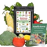 Photo Survival Seeds by Family Sown – 15,000 Non GMO Heirloom Seeds, Naturally Grown Herb Seeds & Seeds for Planting Vegetables and Fruits, Perfect Vegetable Garden Seed Starter Kit, best price $34.95, bestseller 2024