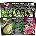 Survival Garden Seeds - Asian Vegetable Collection Seed Vault for Planting - Thai Basil, Napa Cabbage, Canton Pak Choi, Chinese Celery, Green Onions, Watermelon Radish - Non-GMO Heirloom Varieties new 2024